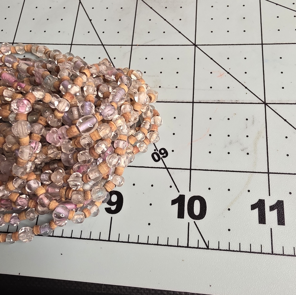 Boho Chic Multi Strand Seed Bead Statement Neckla… - image 6